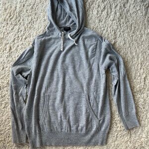 J. Crew Gray Hooded Sweater for Men